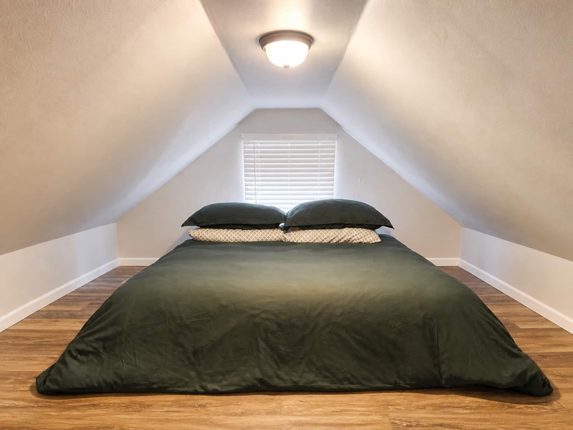 Loft king suite up the spiral staircase